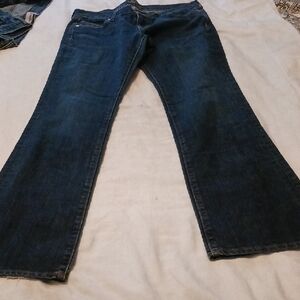 Dark Blue Flared Jeans